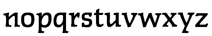 Faust Medium Font LOWERCASE
