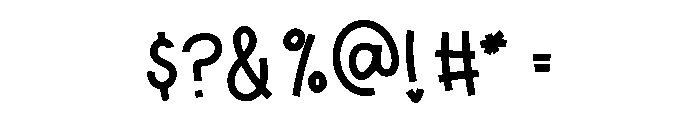 FB-ManyMondays Font OTHER CHARS