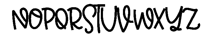 FB-ManyMondays Font UPPERCASE