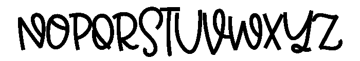 FB-ManyMondays Font LOWERCASE