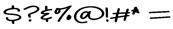 FBMightySpiky Font OTHER CHARS