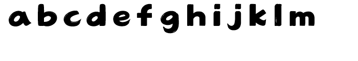 FB Flat Brush Regular Font LOWERCASE