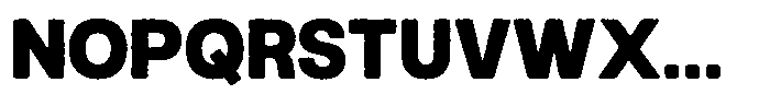 FBS Funegral Normal Font UPPERCASE