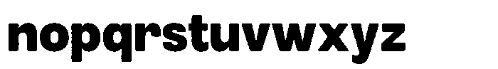 FBS Funegral Normal Font LOWERCASE