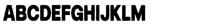 FBS Funegral Semi Compressed Font UPPERCASE