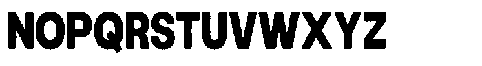 FBS Funegral Semi Compressed Font UPPERCASE