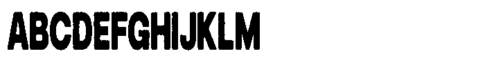 FBS Funegral Semi Squeezed Font UPPERCASE