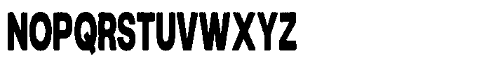 FBS Funegral Semi Squeezed Font UPPERCASE