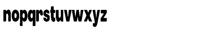 FBS Funegral Semi Squeezed Font LOWERCASE