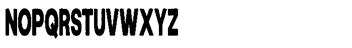 FBS Funegral Squeezed Font UPPERCASE