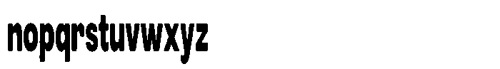 FBS Funegral Squeezed Font LOWERCASE