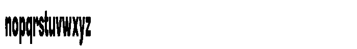 FBS Funegral Ultra Squeezed Font LOWERCASE