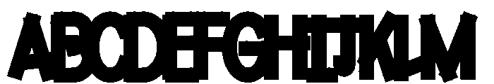 FCFilterEngraved Cap0shft 40slnt0wdth100wght858824 Instance Font UPPERCASE