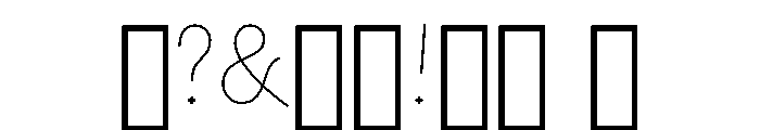 FCFilterEngraved Cap0shft0slnt0wdth100wght0 Instance Font OTHER CHARS