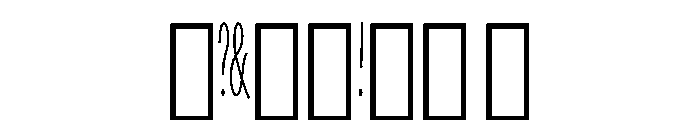 FCFilterEngraved Cap0shft0slnt0wdth30wght0 Instance Font OTHER CHARS