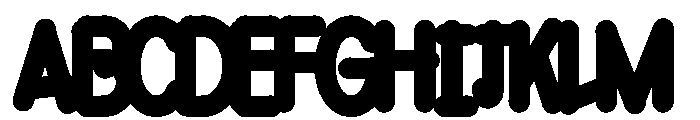 FCFilterEngraved Cap1shft 40slnt0wdth100wght858824 Instance Font UPPERCASE