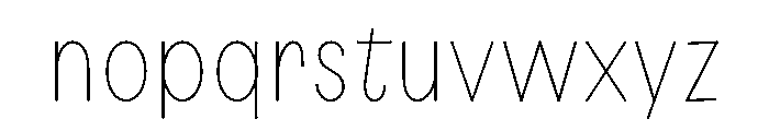FCFilterEngraved Cap1shft0slnt0wdth100wght0 Instance Font LOWERCASE
