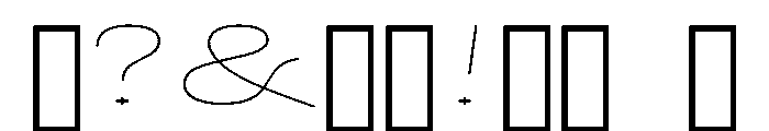 FCFilterEngraved Cap1shft0slnt0wdth200wght0 Instance Font OTHER CHARS