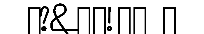 FCFilterMachineTool Cap1shft0slnt0wdth100wght400 Instance Font OTHER CHARS