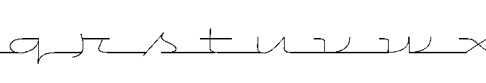 FCFilterMachineTool Cap1shft0slnt0wdth200wght0 Instance Font LOWERCASE