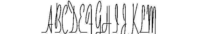 FCFilterMachineTool Cap1shft0slnt0wdth30wght0 Instance Font UPPERCASE