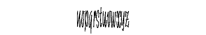 FCFilterVlotte Cap1shft0slnt0wdth30wght0 Instance Font LOWERCASE