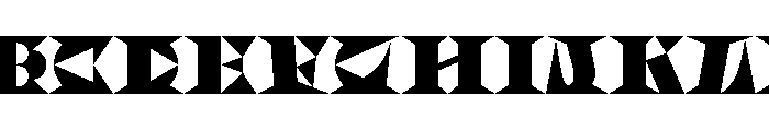 FCLead Regular Instance Font UPPERCASE