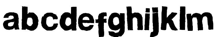 FD Helwoodica Font LOWERCASE