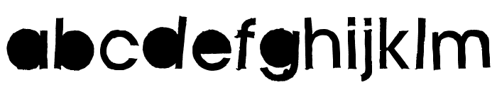 FD Stenciluxe Font LOWERCASE