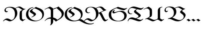 FDI Wunder Version A Font UPPERCASE