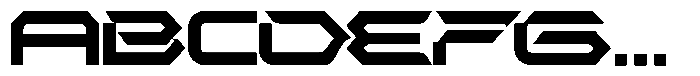 Fd Gluf Font UPPERCASE