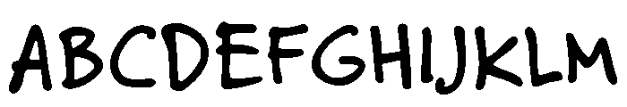 Felt Tip Senior Bold Font UPPERCASE