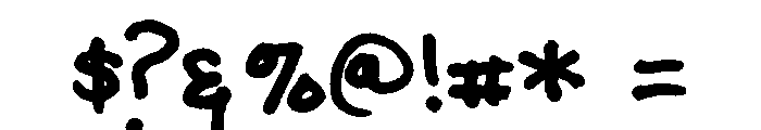 Felt Tip Senior Extra Bold Font OTHER CHARS