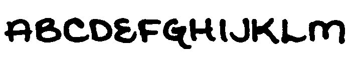 Felt Tip Senior Extra Bold Font UPPERCASE