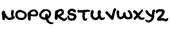 Felt Tip Senior Extra Bold Font UPPERCASE