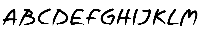 Felt Tip Senior Heavy Font UPPERCASE