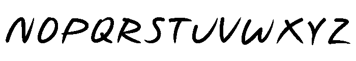 Felt Tip Senior Heavy Font UPPERCASE