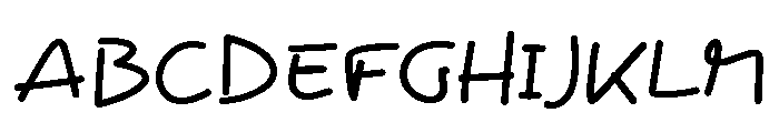 Felt Tip Senior Italic Font UPPERCASE