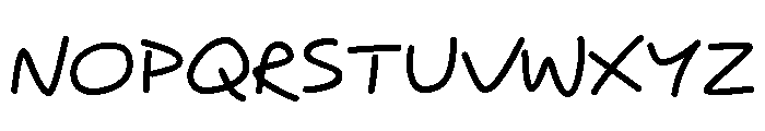 Felt Tip Senior Italic Font UPPERCASE