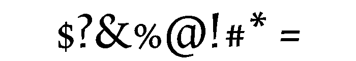 Felt Tip Senior Medium Font OTHER CHARS