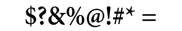 Felt Tip Senior Semibold Font OTHER CHARS