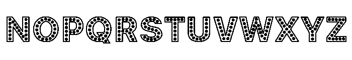 FESTIVE LIGHTS Font UPPERCASE