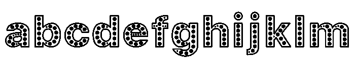 FESTIVE LIGHTS FONT