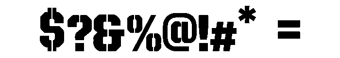 Fearless Falcon Font OTHER CHARS