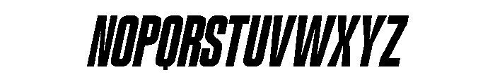 Fearless Italic Font UPPERCASE
