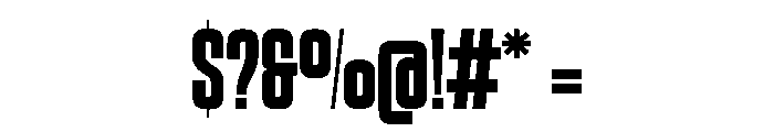 Fearless Regular Font OTHER CHARS