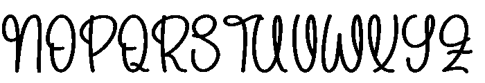 Feast Wednesday Font UPPERCASE