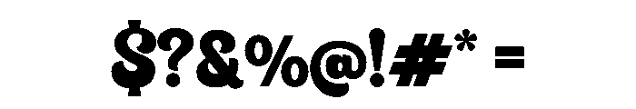 Feastline Regular Font OTHER CHARS