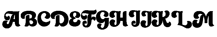 Feastline Regular Font UPPERCASE