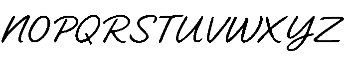 Feather Drift Font UPPERCASE